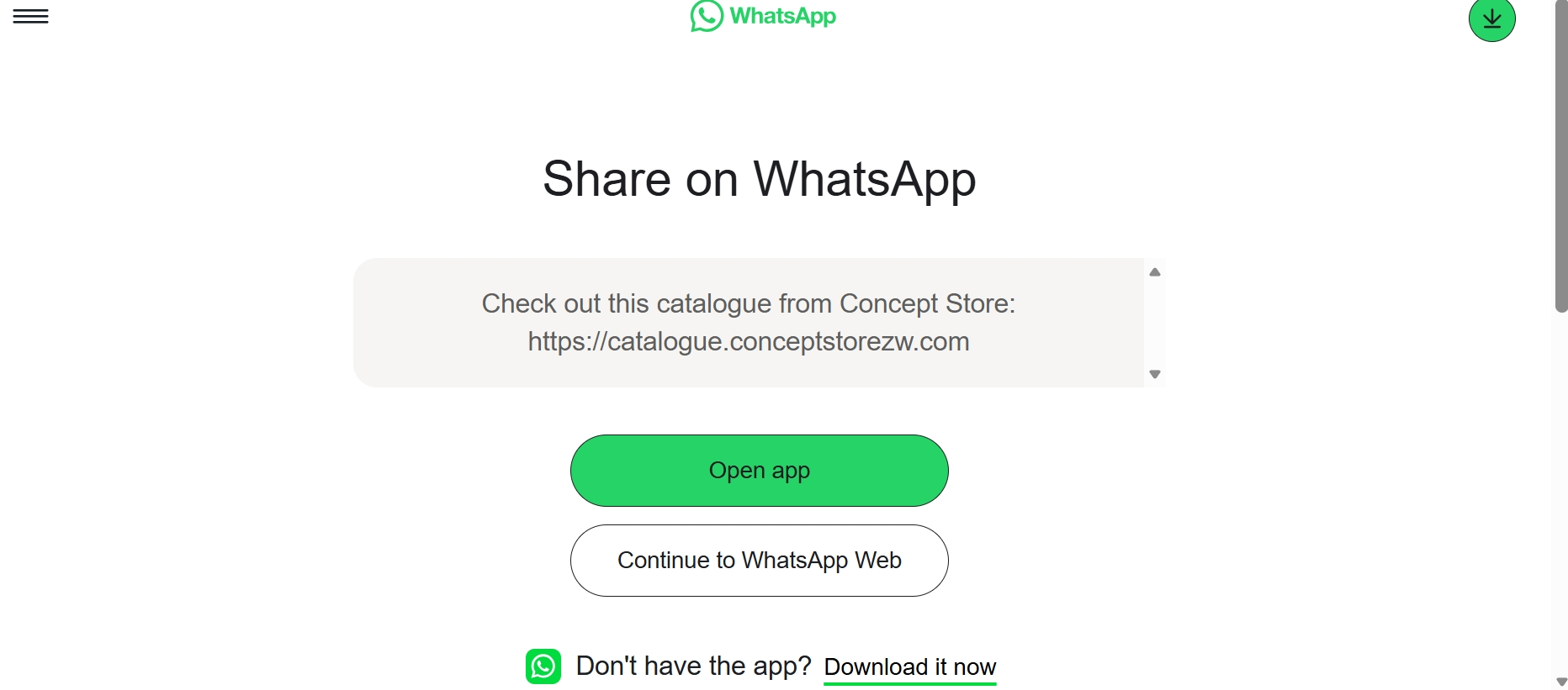 Sharing Options Example