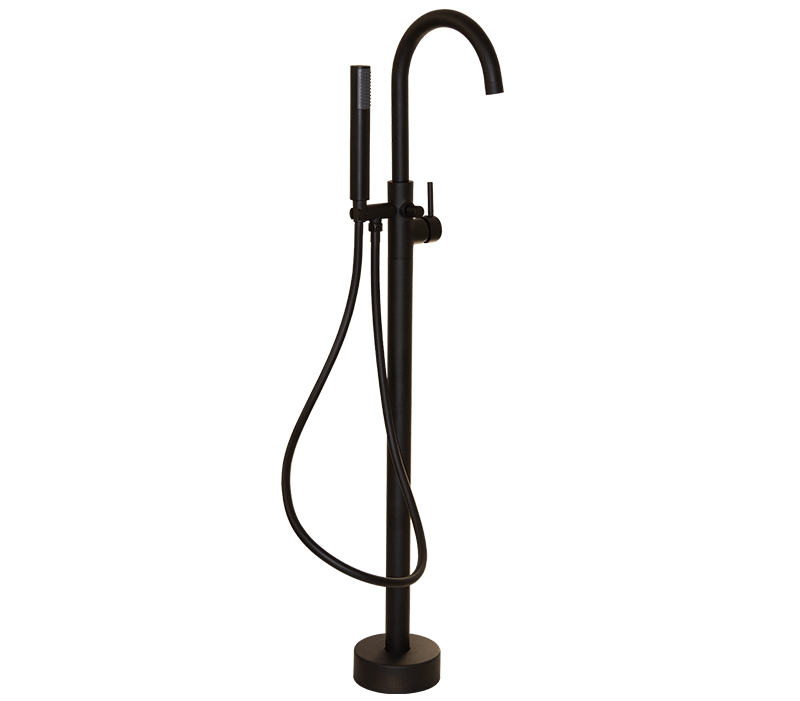 Black Alto Freestanding Mixer