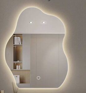 Organic Contour LED Mirror – Radiant Glow