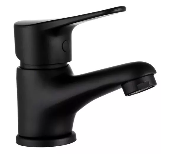 Black Basin Mixer Short Body