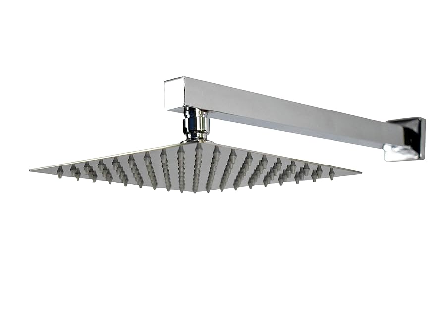 Square Rain Shower Head (Silver)