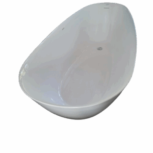 Freestanding Oval Bathtub – Glossy Finish